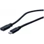 EXERTIS CONNECT USB 3.1 Gen 1 USB-C predlžovací kábel, 1 m, 5 Gbps 150340