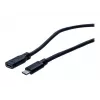EXERTIS CONNECT USB 3.1 Gen 1 USB-C predlžovací kábel, 1 m, 5 Gbps 150340