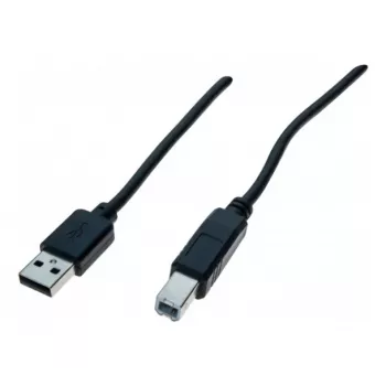 Exertis Connect USB 2.0 kábel A na B konektor samec 3m čierny 532450
