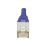 EXERTIS CONNECT Cat6 F/UTP patch kábel, fialový, 1,0 m, Slim Snagless Boot 234170