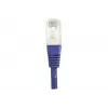 EXERTIS CONNECT Cat6 F/UTP patch kábel, fialový, 1,0 m, Slim Snagless Boot 234170