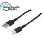 Exertis Connect USB 2.0 kábel, 60W, USB-A na USB-C, čierny, 1,0 m (532555)