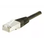 EXERTIS CONNECT Cat6 F/UTP patch kábel, 3 m, čierny, Slim Snagless Boot 234250