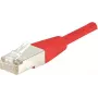 EXERTIS CONNECT Cat.6 F/UTP patch kábel, červený, 1,0 m, Slim Snagless Boot 842103