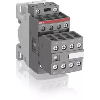 ABB NF44E pomocný stýkač 100-250V AC/DC, 4NO+4NC, skrutkové svorky, DIN lišta