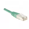 EXERTIS CONNECT Cat.5e F/UTP patch kábel, zelený, 3,0 m, štíhla ochrana proti zlomeniu 847032