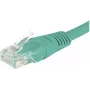 EXERTIS CONNECT Cat6 U/UTP patch kábel, 5m, zelený, RJ45, ochrana západky 244750