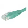 EXERTIS CONNECT Cat6 U/UTP patch kábel, 5m, zelený, RJ45, ochrana západky 244750