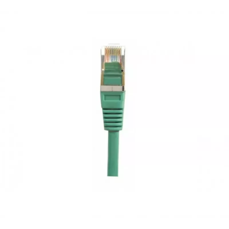 EXERTIS CONNECT CAT.5e F/UTP patch kábel, zelený, 1,0 m, tenký Snagless-Boot 847152