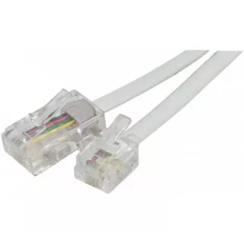 EXERTIS CONNECT telefónny kábel, biely, 3,0 m (911743)
