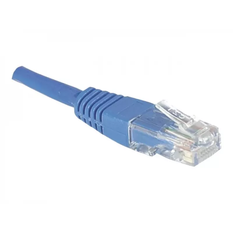 EXERTIS CONNECT Cat.6 U/UTP patch kábel, RJ45, modrý, 3 m, Snagless 246730
