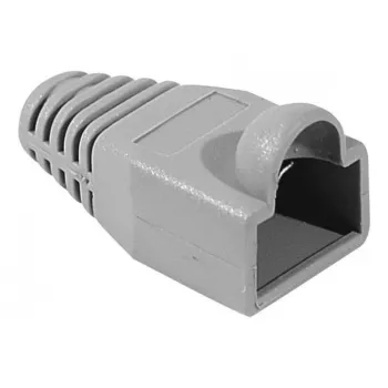 EXERTIS CONNECT RJ45 ochrana proti zlomeniu pre okrúhle káble, sivá, balenie 10 ks 253161