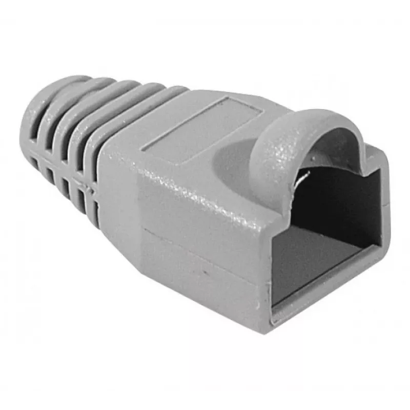 EXERTIS CONNECT RJ45 ochrana proti zlomeniu pre okrúhle káble, sivá, balenie 10 ks 253161