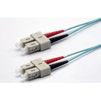 Ekivalan OM3 Duplex optický patch kábel SC/SC 1m aqua COZOM3DCDC2SA0010A