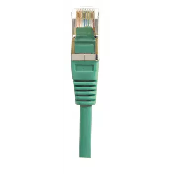 EXERTIS CONNECT Cat.6 F/UTP patch kábel, zelený, 1,0 m, Slim Snagless 842102