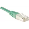 EXERTIS CONNECT Cat.6 F/UTP patch kábel, zelený, 1,0 m, Slim Snagless 842102