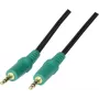 EXERTIS CONNECT 3,5 mm stereo audio kábel, konektor samec na konektor samec, 10 m, čierny 108898