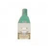 EXERTIS CONNECT Cat.6 F/UTP patch kábel, zelený, 3,0 m, Slimline Snagless, RJ45 842302