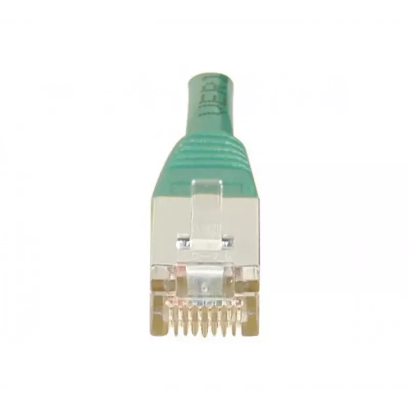 EXERTIS CONNECT Cat.6 F/UTP patch kábel, zelený, 3,0 m, Slimline Snagless, RJ45 842302