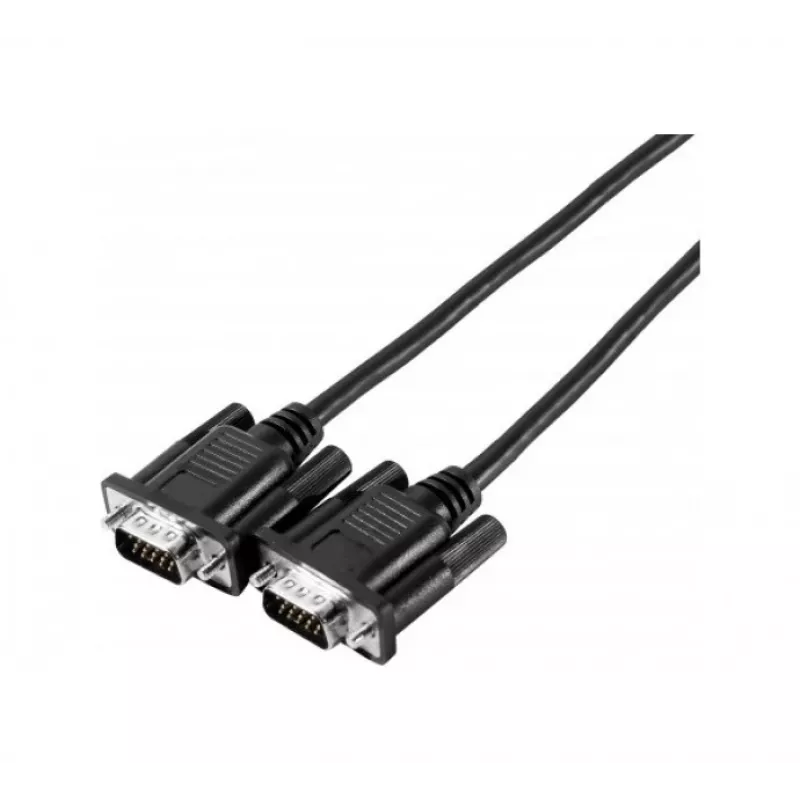EXERTIS CONNECT SVGA monitorový kábel Eco, 15-pol HD D-Sub konektor samec-samec, 2,0 m, čierny 117700
