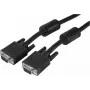 EXERTIS CONNECT SVGA monitorový kábel, 15-pinový HD D-Sub konektor samec-samec, 5,0 m, čierny 119720