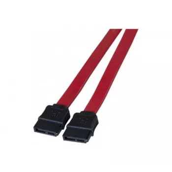 Exertis Connect SATA dátový kábel – 75 cm, červený, rovný na rovný, 6 Gbps 314013