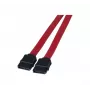 Exertis Connect SATA dátový kábel – 75 cm, červený, rovný na rovný, 6 Gbps 314013