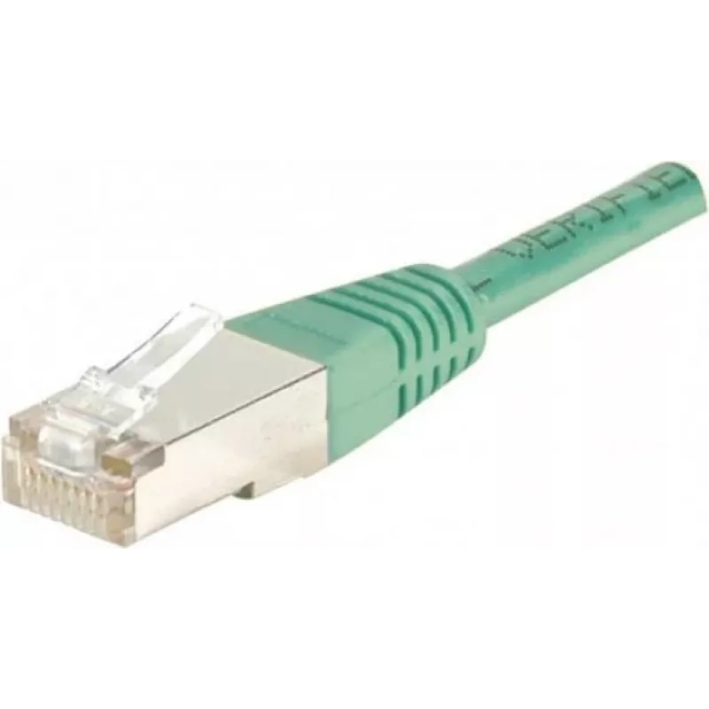 Exertis Connect Cat5e F/UTP patch kábel, RJ45, zelený, 0,5 m 847162