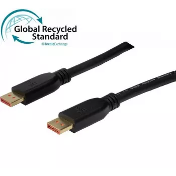 Exertis Connect DisplayPort 2.1 kábel, 80 Gbit/s, UHBR20, 4:4:4, GRS, DisplayPort konektor samec na DisplayPort konektor samec, 1,0 m 127241