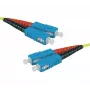 Exertis Connect HD optický patch kábel, OS2 singlemode, SC duplex na SC duplex, UPC, žltý, 15 m 392877