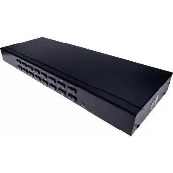 EXERTIS CONNECT 16-portový USB/PS/2 KVM switch s OSD a IP vzdialeným prístupom 66310