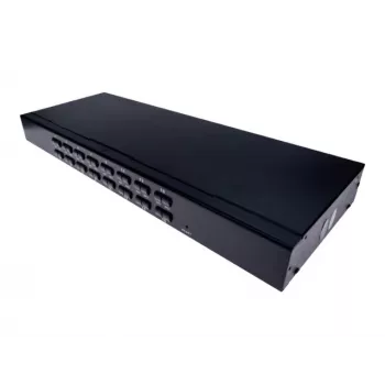 EXERTIS CONNECT 16-portový USB/PS/2 KVM switch s OSD a IP vzdialeným prístupom 66310