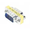 TECLINE Mini Gender Changer, 15-pinový HD D-Sub konektor samec na samec pre VGA (50408)
