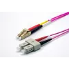 EKIVALAN OM4 duplexný optický patch kábel LC/SC, 50/125 µm, heather violet, 5 m COZOM4DCLC2SE0050A