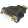 EXERTIS CONNECT HDMI na DVI-I adaptér, HDMI konektor samec na DVI-I 24+5 konektor samica, čierny 127951