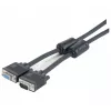 EXERTIS CONNECT SVGA monitorový kábel, 15-pinový HD D-Sub konektor samec/samica, 10,0 m, čierny 119840