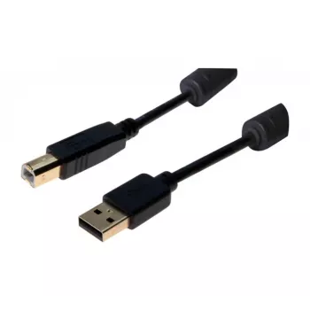 Exertis Connect USB 2.0 Type-A konektor samec na Type-B konektor samec kábel, 3 m, čierny 532432