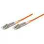 TECLINE OM1 optický patch kábel LC duplex na LC duplex, 62,5/125 µm, oranžový, 30 m 86330
