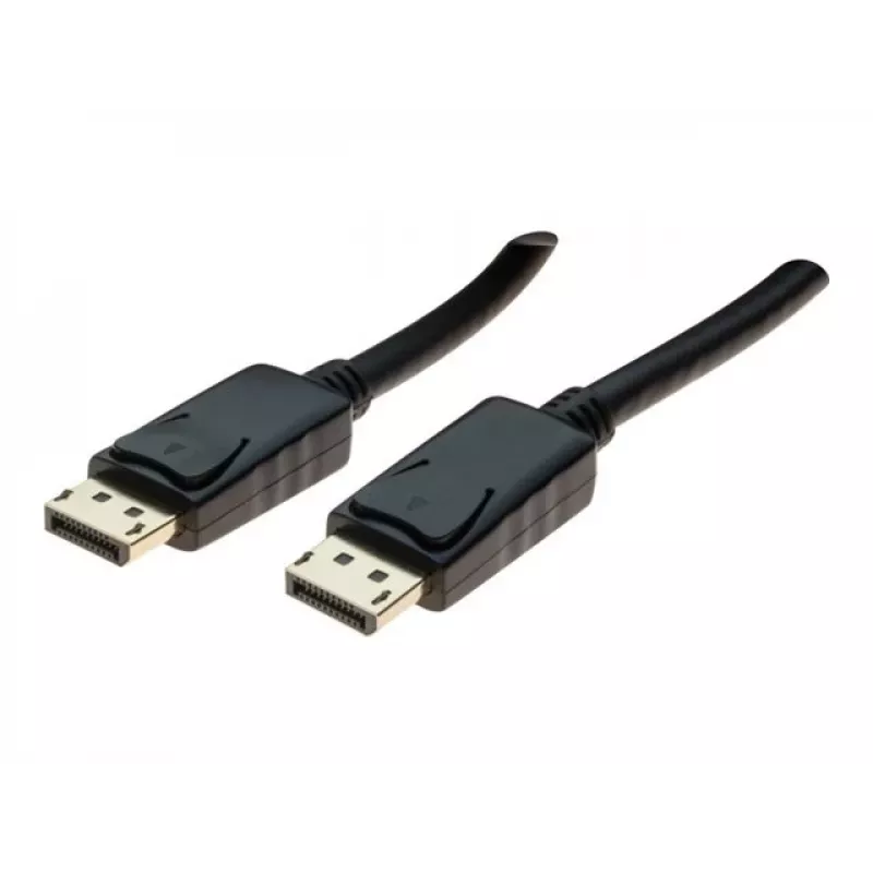 EXERTIS CONNECT DisplayPort kábel 1.1, DisplayPort konektor samec na samec, 10 m, čierny EXC128057
