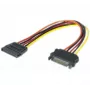 EXERTIS CONNECT SATA napájací predlžovací kábel, SATA konektor samec na SATA konektor samica, 0,2 m 147564