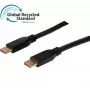Exertis Connect DisplayPort 2.1 kábel UHBR13.5 GRS konektor samec na konektor samec 3 m čierny 127243