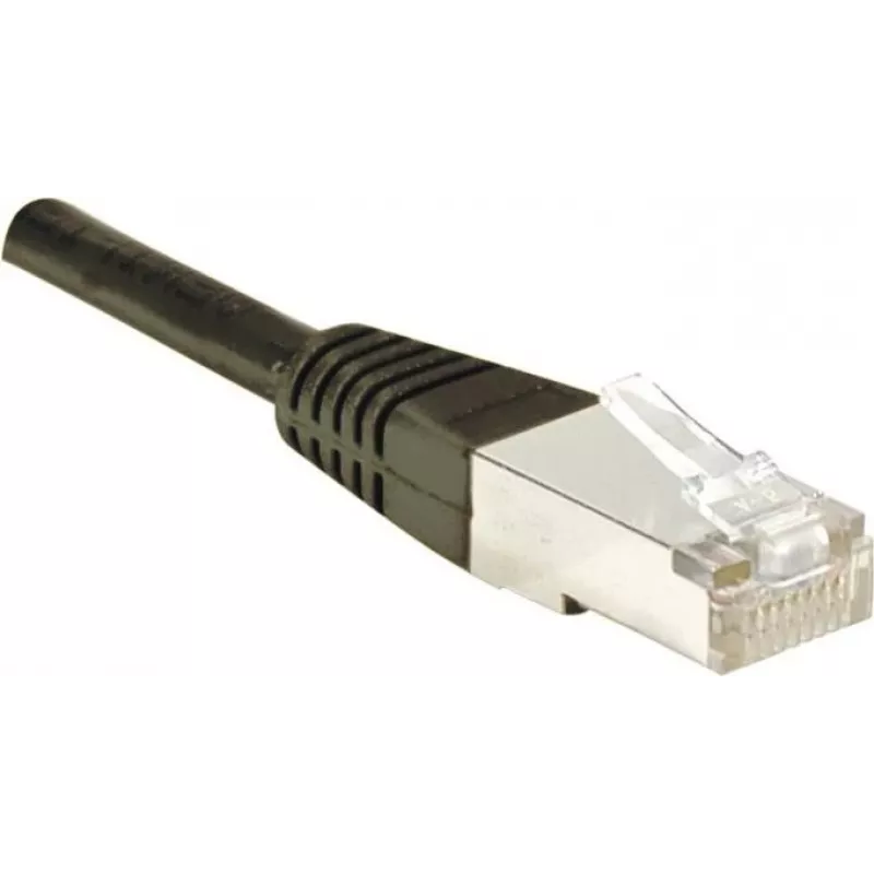 Exertis Connect 234230 Cat6 F/UTP sieťový patch kábel 1 m čierny