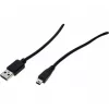 Exertis Connect USB 2.0 kábel, USB-A konektor samec na Mini-USB Type-B konektor samec, 5,0 m, čierny 532418