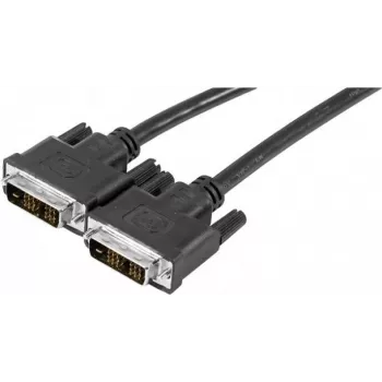 EXERTIS CONNECT DVI-D Single Link monitorový kábel, 18+1 pin konektor samec na konektor samec, 1,8 m, čierny 127475