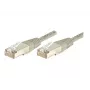 Exertis Connect 240070 Prepojovací kábel Cat.6 F/UTP, 7 m, sivý, Slim Bend Protection