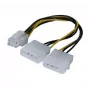 EXERTIS CONNECT Molex na PCI-E napájací adaptérový kábel, 25 cm 146691