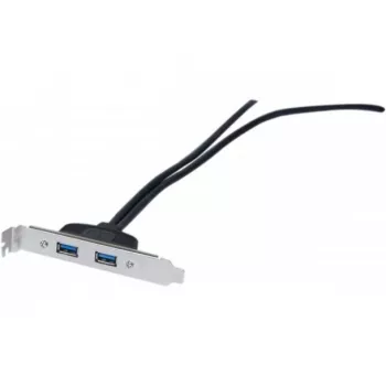 Exertis Connect USB 2.0 predlžovací kábel, USB-A konektor samec na USB-A konektor samica, 0,25 m, čierny 146697