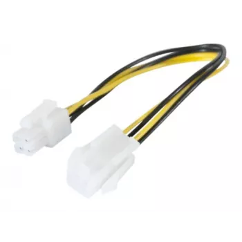 EXERTIS CONNECT P4 napájací predlžovací kábel 30 cm čierny 4-pin ATX12V EXC147562