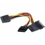 EXERTIS CONNECT SATA napájací rozbočovací kábel 15-pin na 3x SATA HDD - rovný 147563