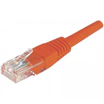 EXERTIS CONNECT CAT.6 U/UTP patch kábel, 10m, červený, Snagless 243760
